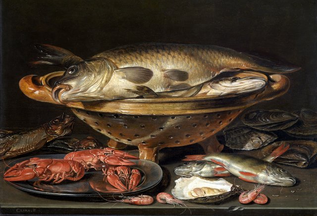 Still Life with Fish by Clara Peeters