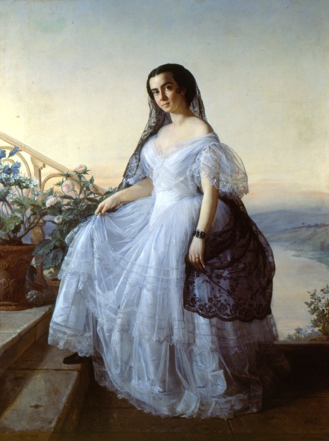Portrait of a Woman by François-Auguste Biard