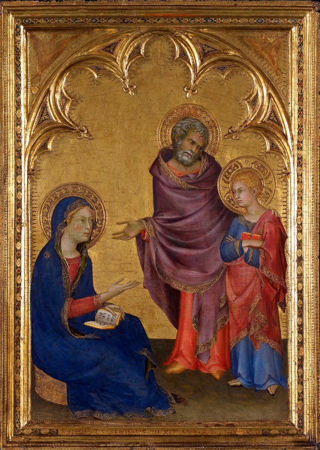 Christ discovered in the temple by Simone Martini