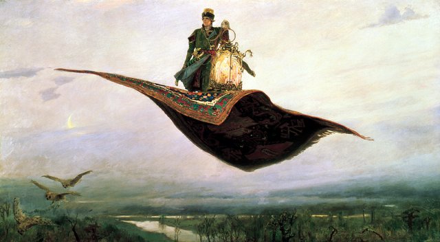 Flying Carpet by Viktor Vasnetsov