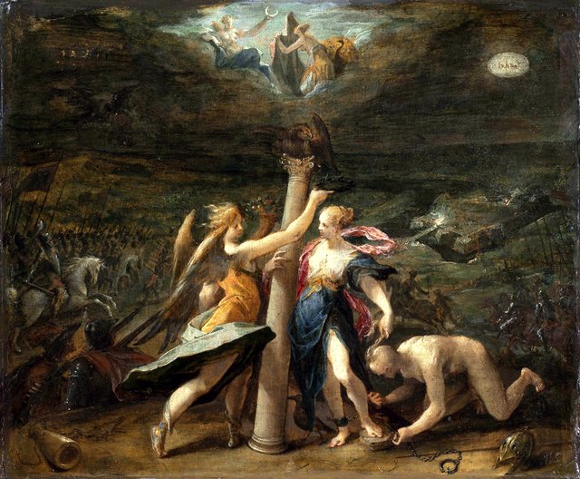 Allegory of the Reconquest of Győr by Hans von Aachen