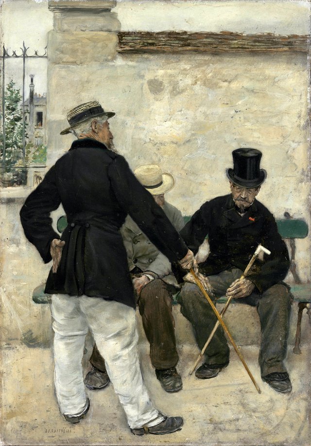 The Old Officers by Jean-François Raffaëlli