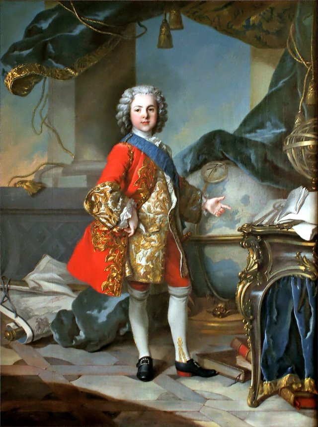 Portrait of Louis of France by Louis Tocqué