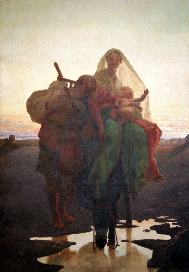 The Flight into Egypt by José Ferraz de Almeida Júnior
