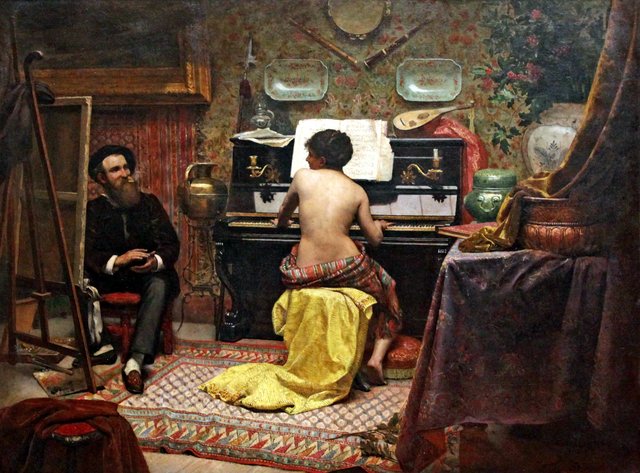 The Model's Rest by José Ferraz de Almeida Júnior