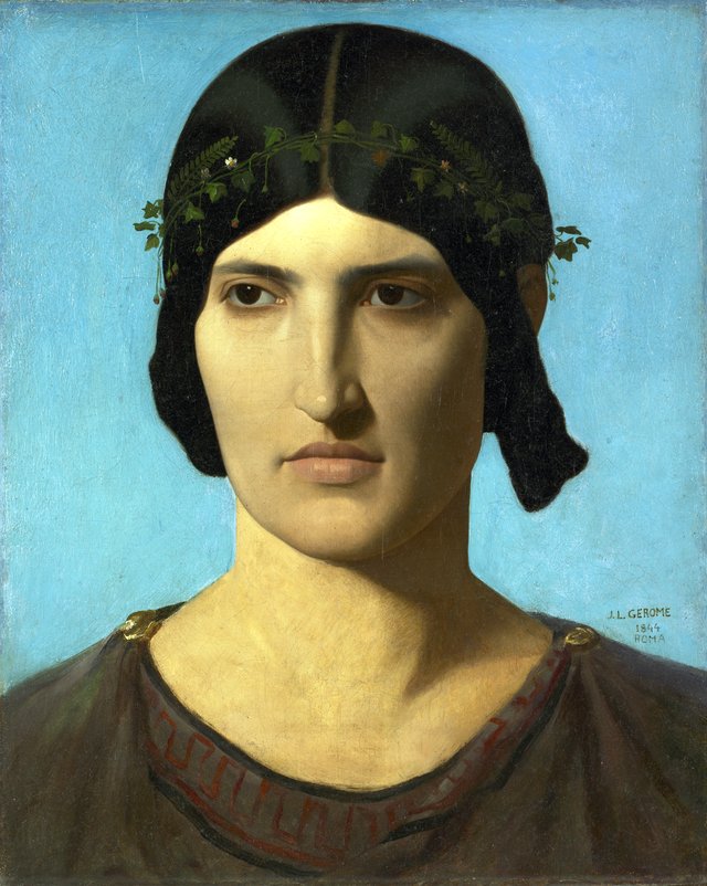 Head of an Italian Woman by Jean-Léon Gérôme