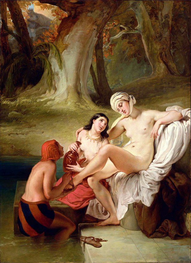 Bathsheba Bathing by Francesco Hayez
