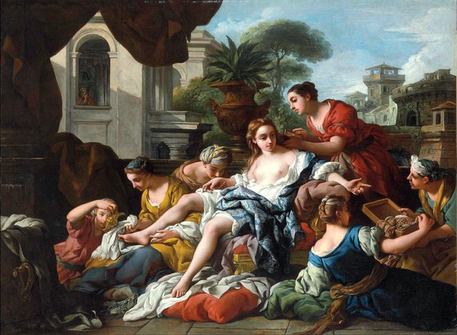 Bathsheba at her Bath by Jean-François de Troy