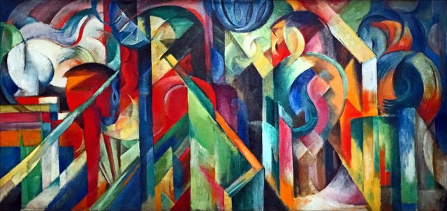 Stables by Franz Marc