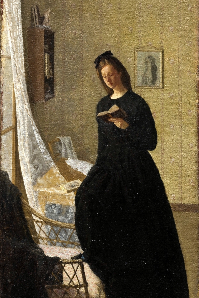 Girl Reading at a Window by Gwen John