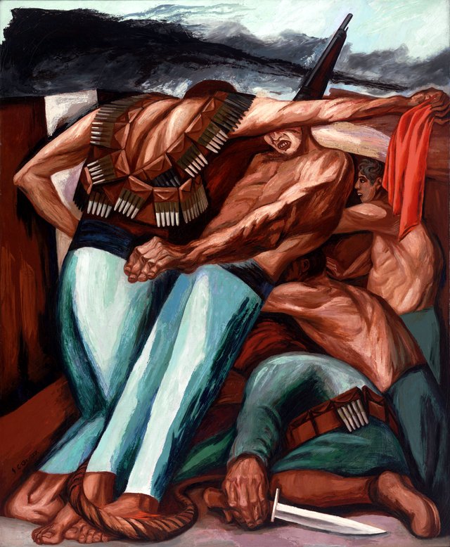 Barricade by José Clemente Orozco