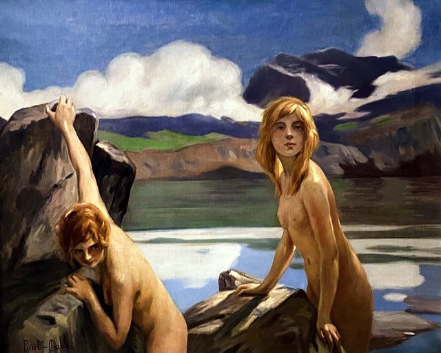 Two Bathers by Paul Émile Chabas