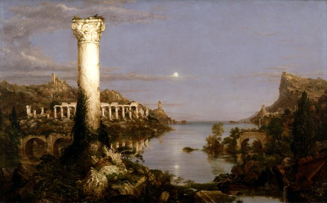 The Course of Empire: Desolation by Thomas Cole