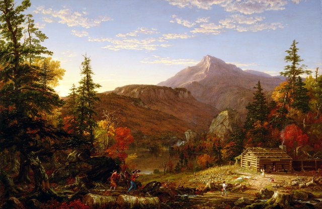 The Hunter's Return by Thomas Cole