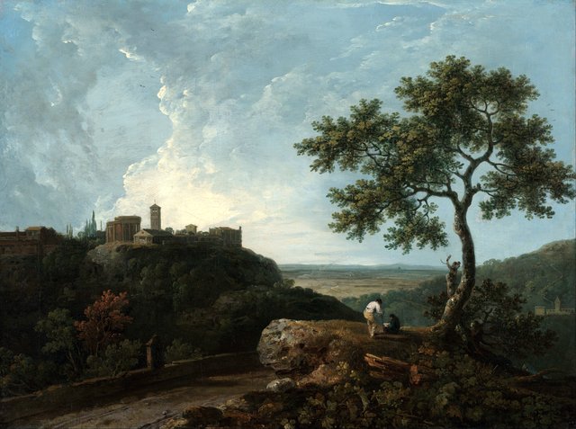 Tivoli: The Temple of the Sybil and the Campagna by Richard Wilson