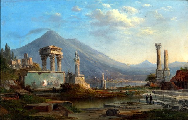 Vesuvius and Pompeii by Robert Seldon Duncanson