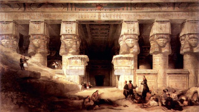 The Temple of Dendera by David Roberts
