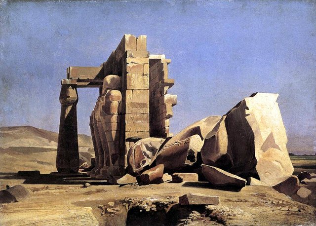 Egyptian Temple by Charles Gleyre