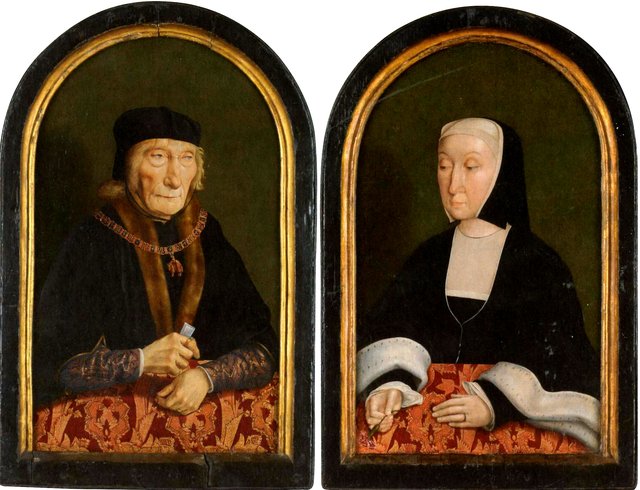 Portrait of Jan III, First Count of Egmond (1438–1516) and his wife Magdalena van Werdenburg, Countess of Egmond (1464–1538) by Master of Alkmaar
