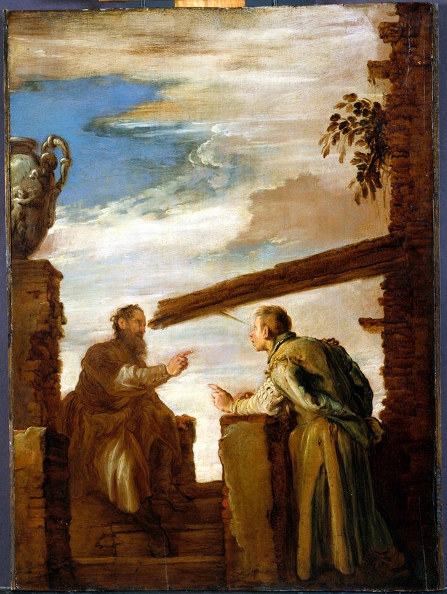 The Parable of the Mote and the Beam by Domenico Fetti