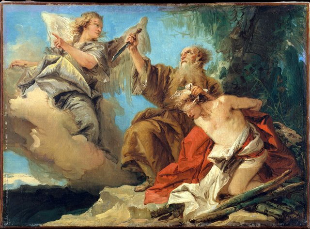 The Sacrifice of Isaac by Giovanni Domenico Tiepolo