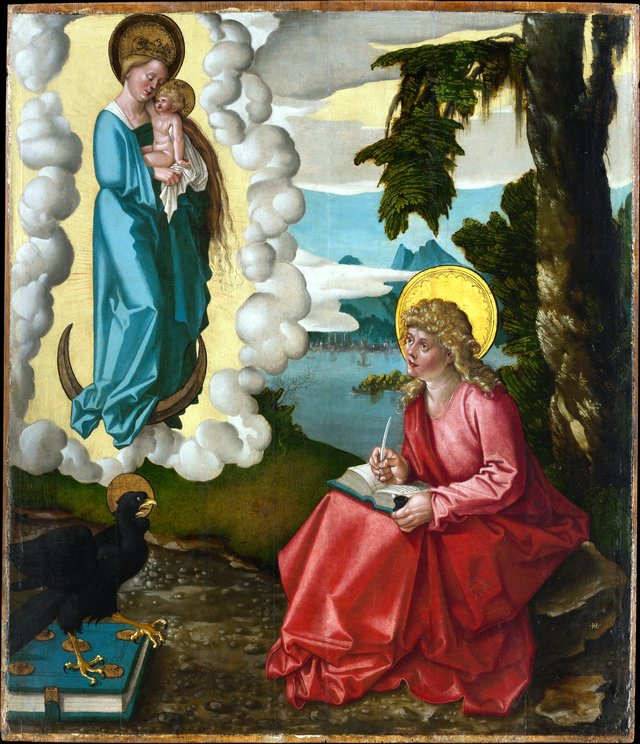 Saint John on Patmos by Hans Baldung Grien