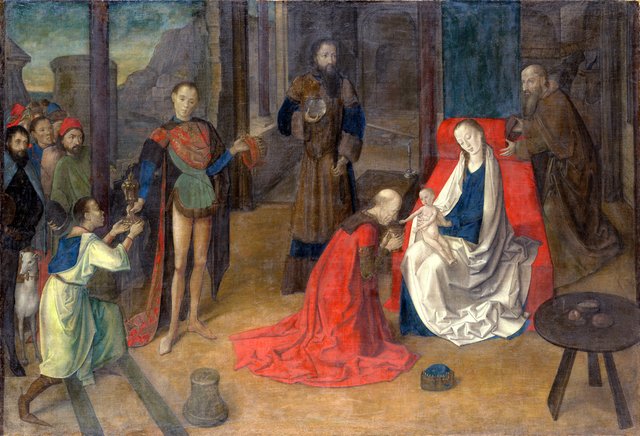 The Adoration of the Magi by Justus van Gent