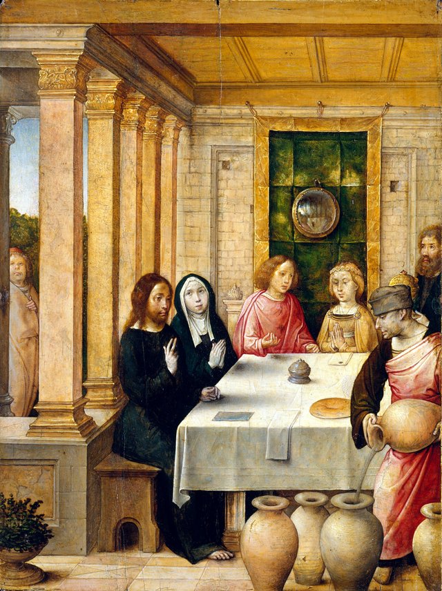 The Marriage Feast at Cana by Juan de Flandes