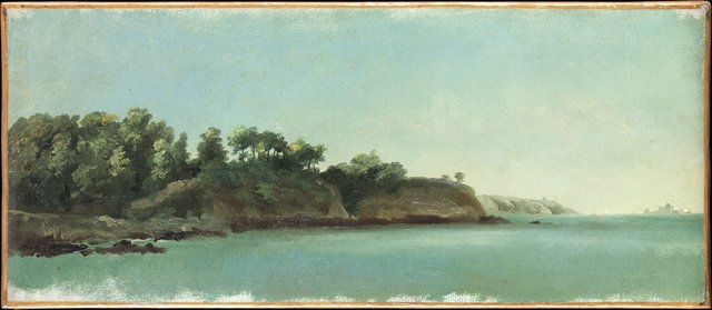 The Banks of the Rance, Brittany by Pierre-Henri de Valenciennes