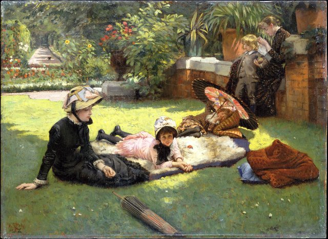 In Full Sunlight (En plein soleil) by James Tissot