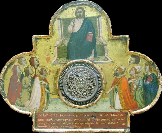 Christ Enthroned with Saints by Bernardo Daddi
