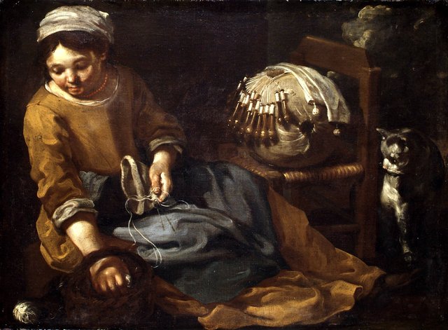 The Lacemaker by Bernhard Keil