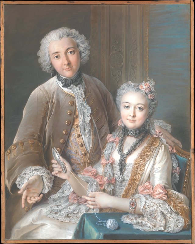 François de Jullienne (1722–1754) and Marie Elisabeth de Jullienne (Marie Elisabeth de Séré de Rieux, 1724–1795) by Charles-Antoine Coypel