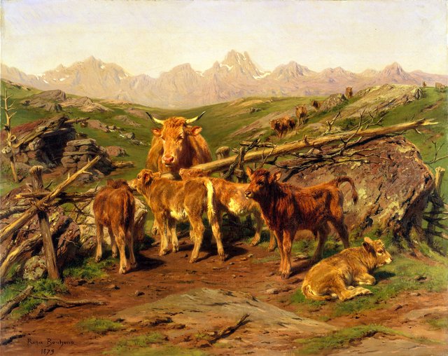 Weaning the Calves by Rosa Bonheur