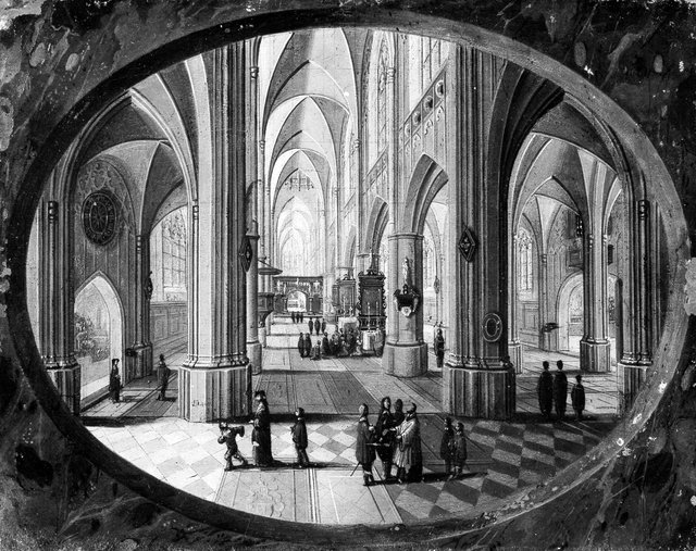 Interior of a Gothic Church by Day by Pieter Neefs the Elder