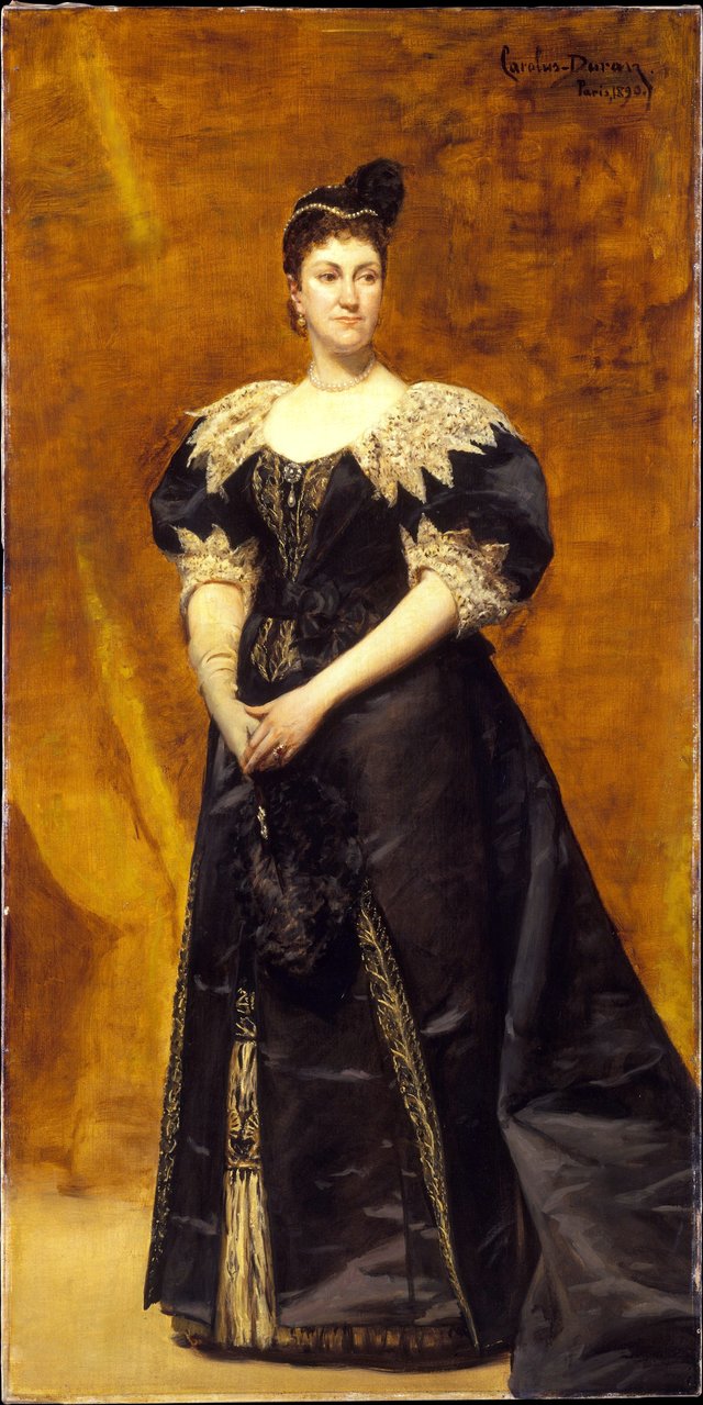 Mrs. William Astor (Caroline Webster Schermerhorn, 1831–1908) by Carolus-Duran