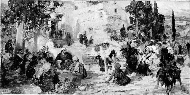 Christ and the Woman Taken in Adultery by Vasily Polenov