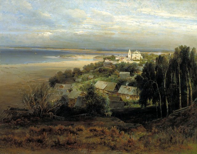 The Pechersky Monastery Near Nizhny Novgorod by Alexei Savrasov