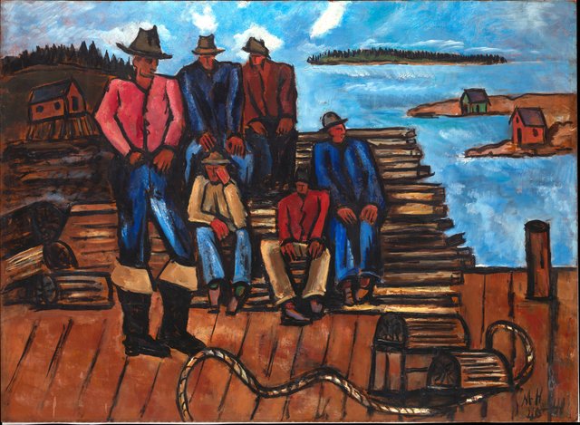 Lobster Fishermen by Marsden Hartley