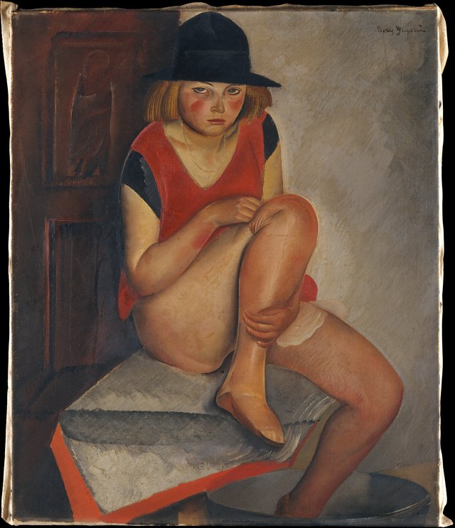 The Model by Boris Grigoriev