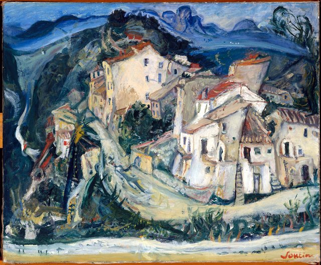 View of Cagnes by Chaïm Soutine