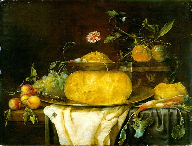 Still-Life with Cheese by Joris van Son