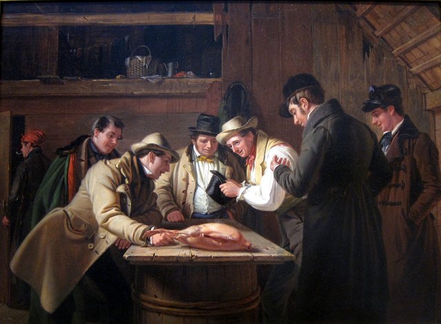 The Raffle (Raffling for the Goose) by William Sidney Mount