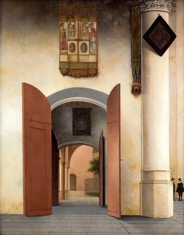 The great or Saint Lawrence's church at Alkmaar by Pieter Jansz. Saenredam