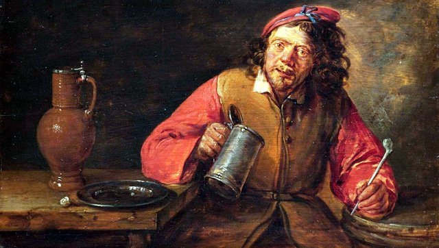 The drinker by Gillis van Tilborgh