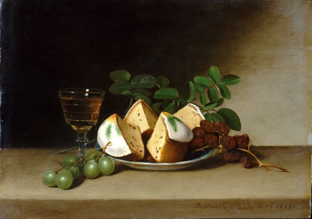 Still Life with Cake by Raphaelle Peale