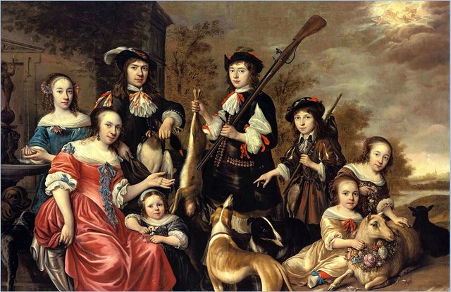 Family Group by Anthonie Palamedesz.