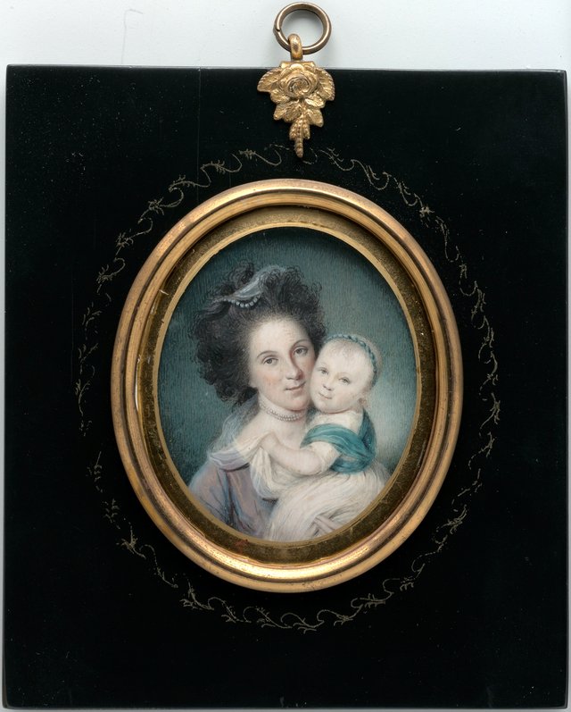 Mrs. Charles Willson Peale (Rachel Brewer) and Baby Eleanor by Charles Willson Peale