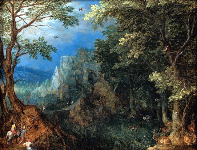 Mountainous Landscape by Gillis van Coninxloo