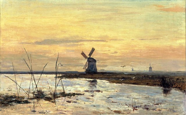 Polder in Vreeland by Paul Joseph Constantin Gabriël